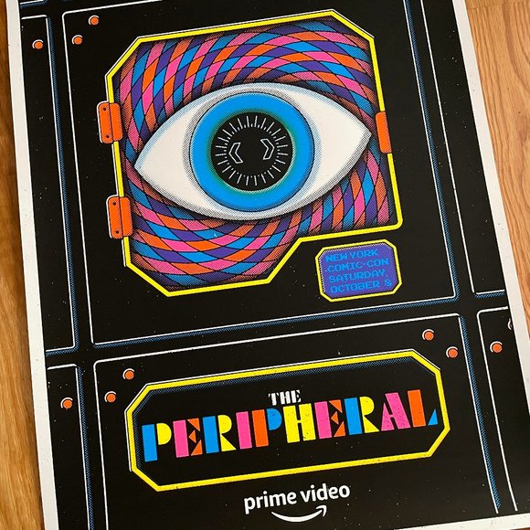 The Peripheral 22NYCC Screen Printed 18x24 Poster Amazon TV Prime William Gibson - Picture 9 of 11
